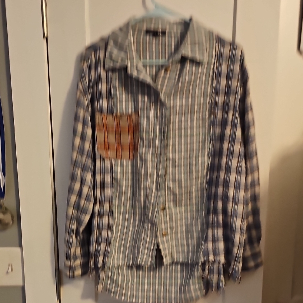 Papermoon Multicolor Plaid Button Down Shirt